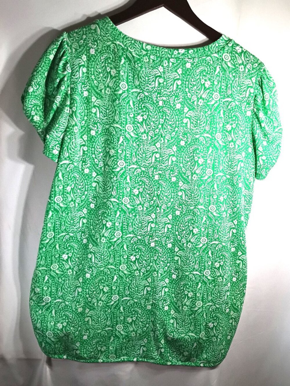 Crown & Ivy Women's Short Sleeve Blouse Size XL - Picture 2 of 8